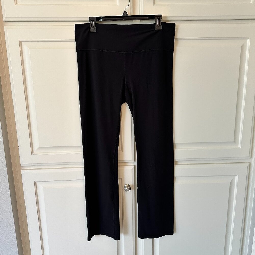 Athleta Elation Ultra High Rise Straight Leg Pant, Black, Size XL #981680